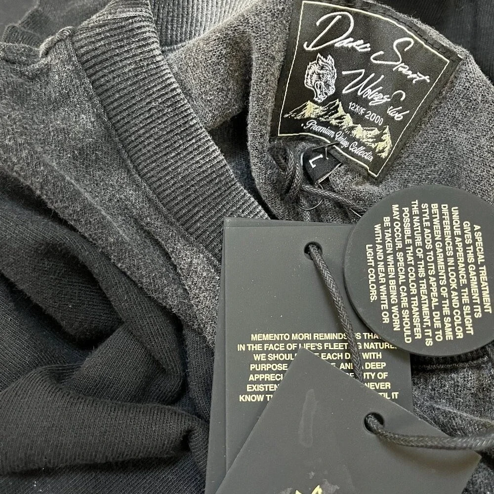 Darc Sport Wolves Memento Mori You Weren't There Black Graphic Streetwear‎ Large - Picture 4 of 6